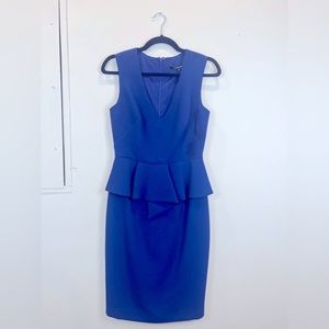 Black Halo Royal Blue Dress